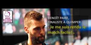 Benoît Paire. " Je me suis rendu le match facile