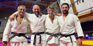 Ceinture blanche et rouge judo cheap