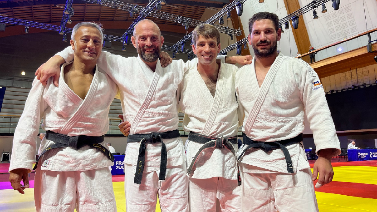 Judo ceinture online rouge et blanche